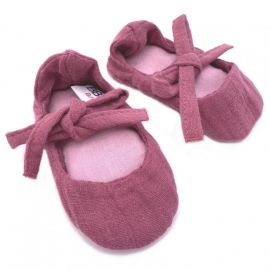 Chaussons ballerines double...