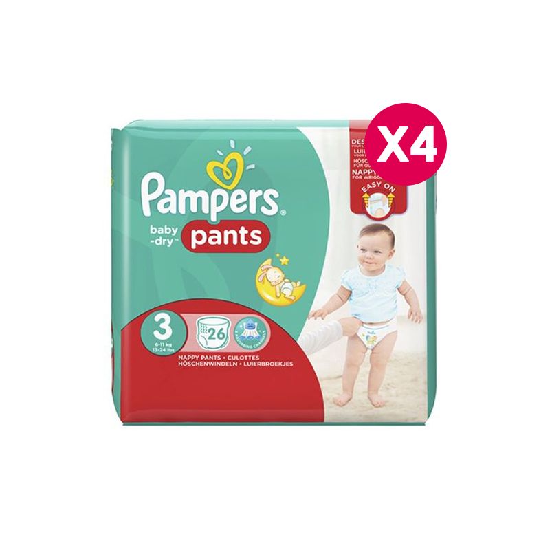 Pampers Pants Taille 3 Couches Midi
