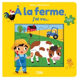 Mon livre puzzle 4 pièces -...