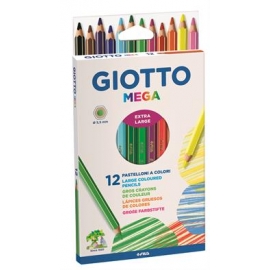 12 Crayons de couleur - GIOTTO