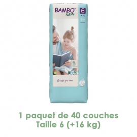 Couches Bambo Nature, XL T6...