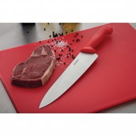 Couteau de cuisinier rouge...